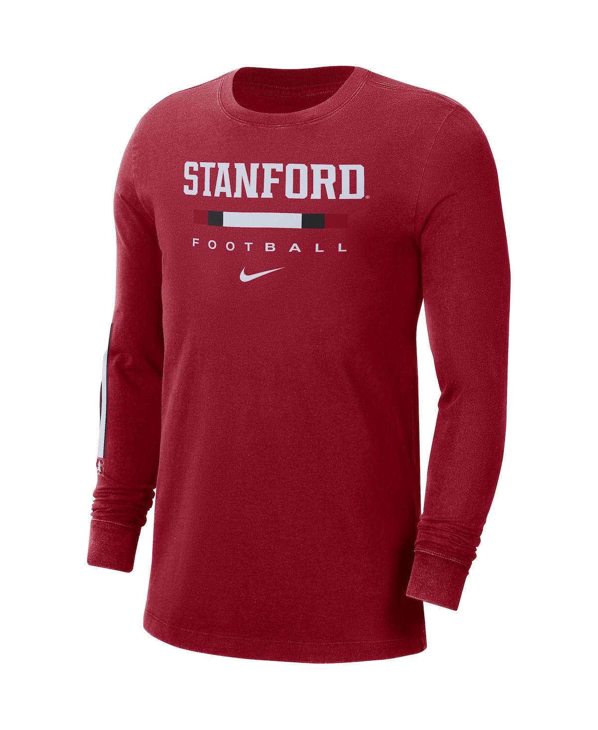 Men's NikeStanfordWord Long Sleeve T-shirt - Cardinal