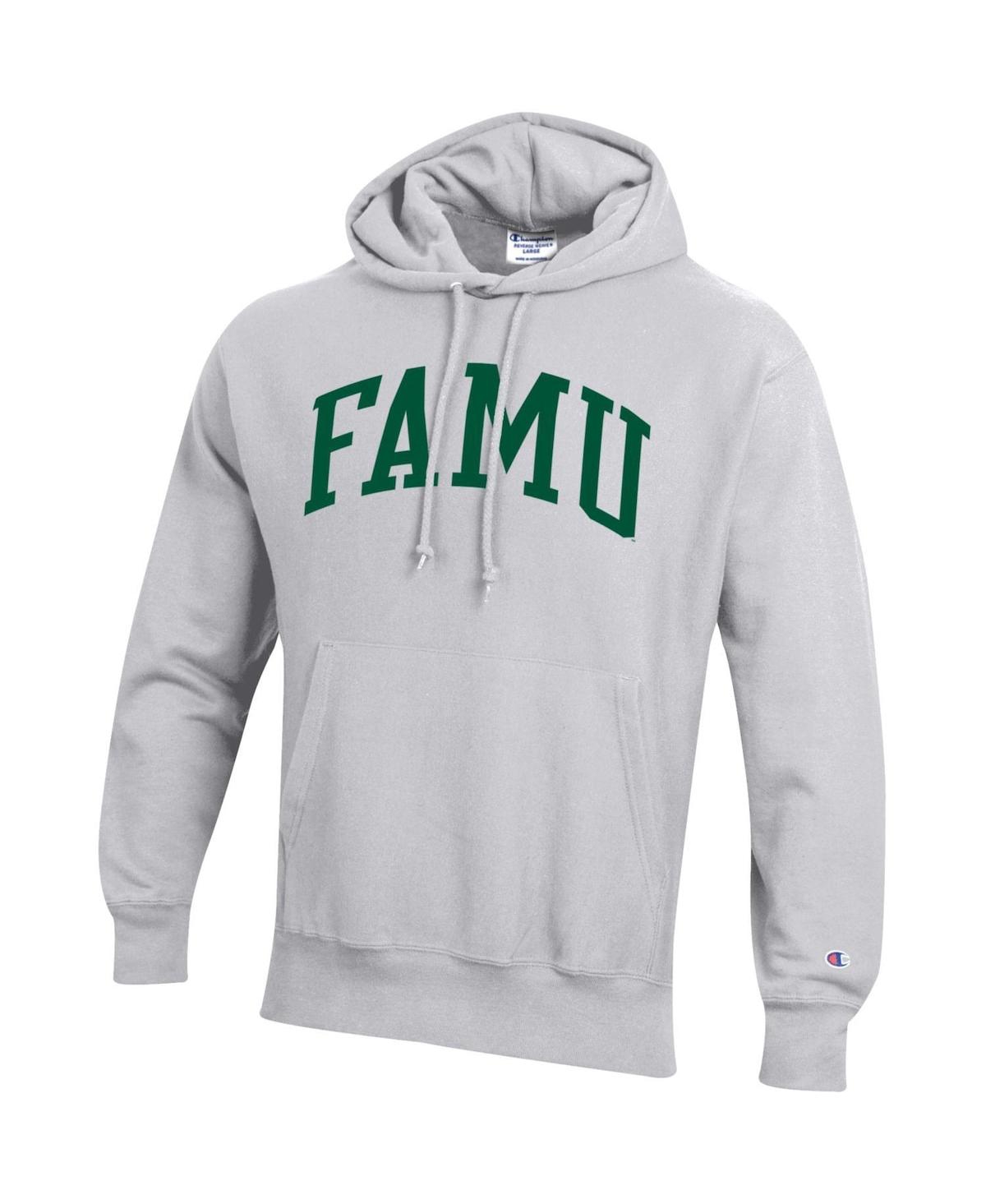 Champion Men's  Gray Florida A&m Rattlers Tall Arch Pullover Hoodie In Gray