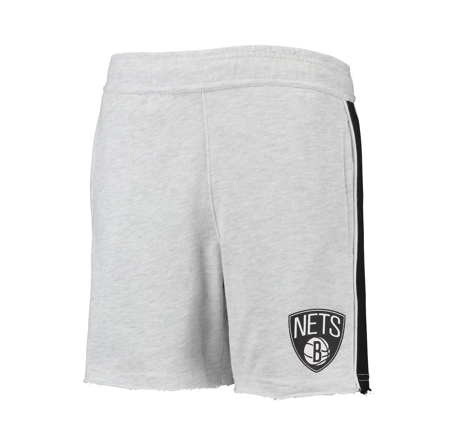 Big Boys Heathered Gray Brooklyn Nets Wingback Shorts