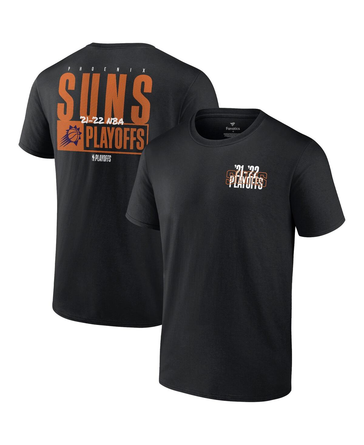 Fanatics Branded Black Phoenix Suns 2022 Nba Playoffs Dunk T-shirt In Black