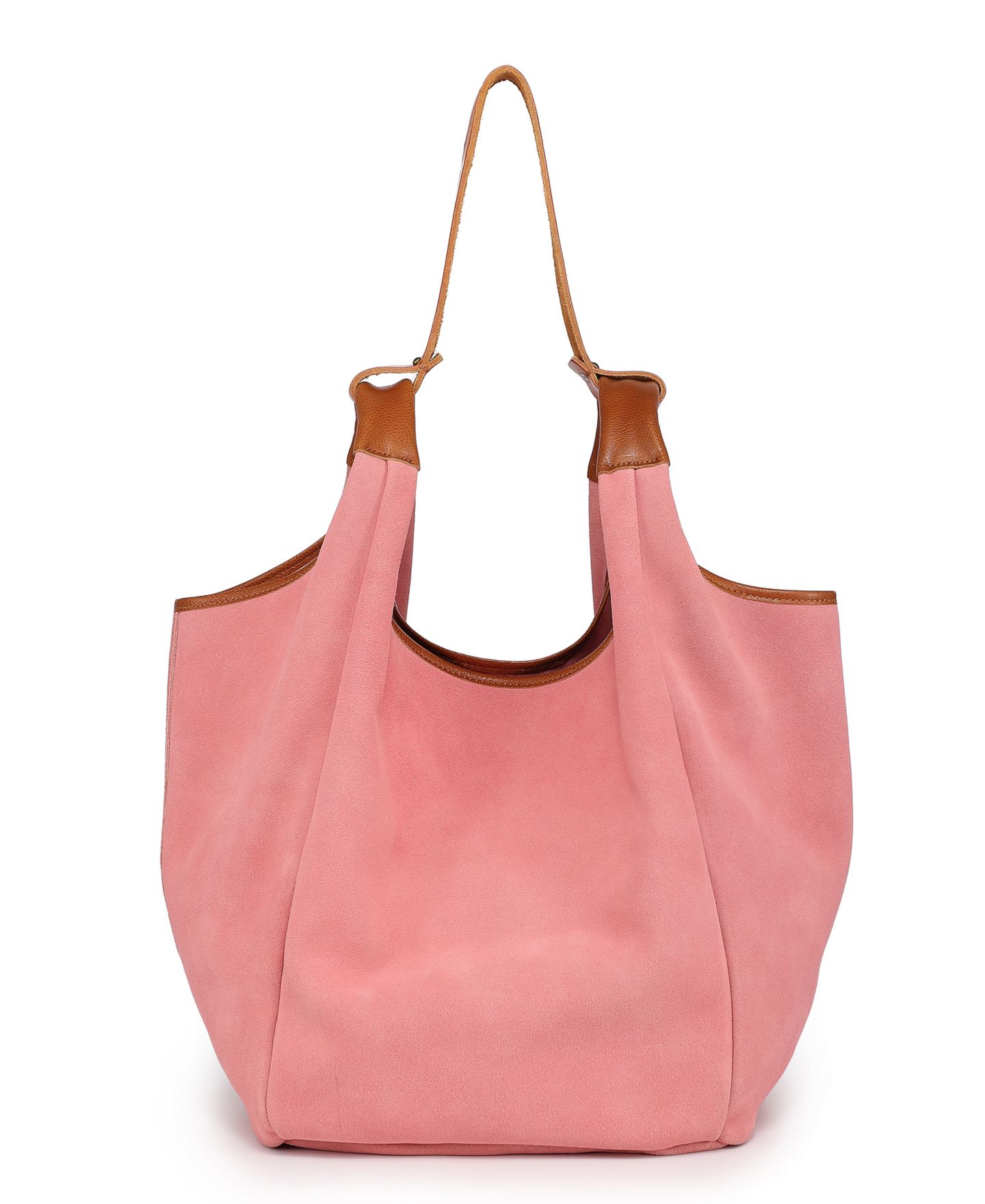 Женская сумка OLD TREND Genuine Leather Rose Valley Hobo, цвет: Коралловый — фото 3