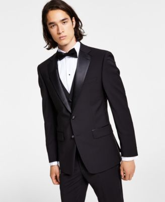 Calvin Klein Men's Slim-Fit Infinite Stretch Black Tuxedo Jacket - CLOSE OUT!