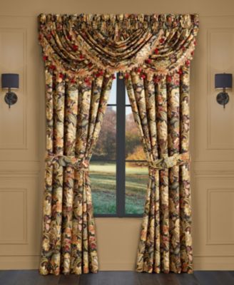 Five Queens Court Stefania 4 Piece Window Panel Pair, 50" x 84"