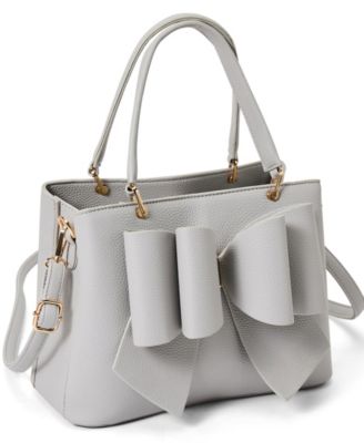 Women's Jenna Triple Compartment Bowtie Satchel Bag