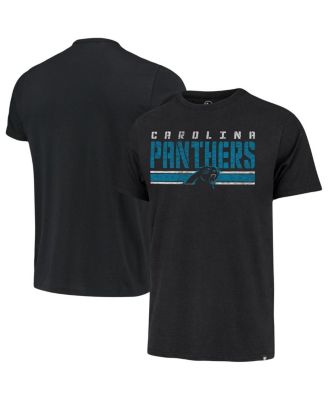 '47 Brand Men's '47 Black Carolina Panthers Team Stripe T-shirt
