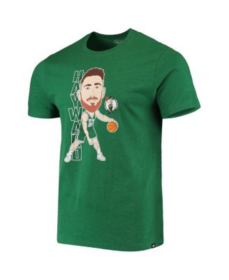 Men's '47 Gordon Hayward Heathered Kelly Green Boston Celtics Bobblehead T-shirt