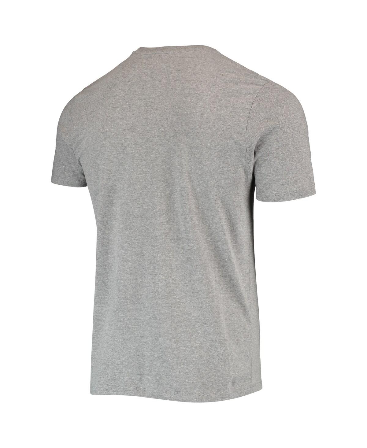 Shop 47 Brand Men's ' Gray Los Angeles Rams Major Super Rival T-shirt