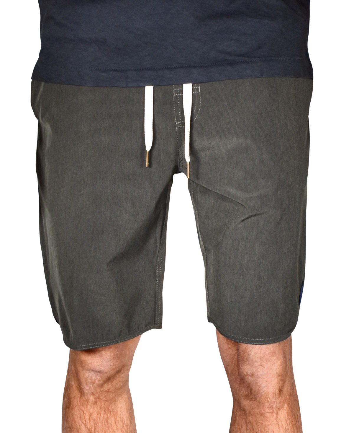 Men's Regular Fit Micrograph Windjammer Shorts - Dark Olive