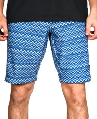 Vintage 1946 - Men's Zig Zag Multi Color Print Golf Shorts