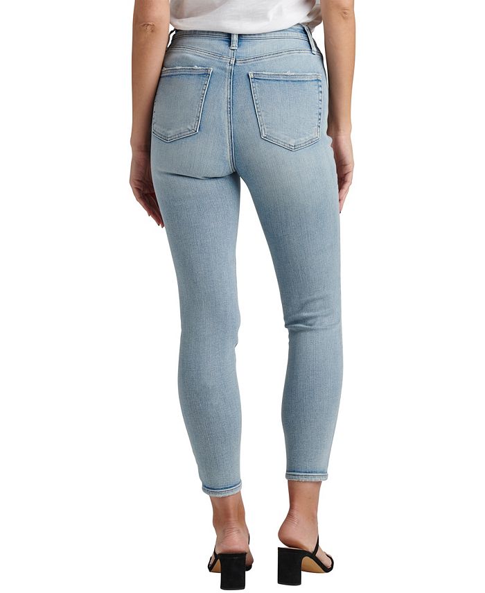 Silver Jeans Co. Women's High Note High Rise Skinny Jeans - Macy's