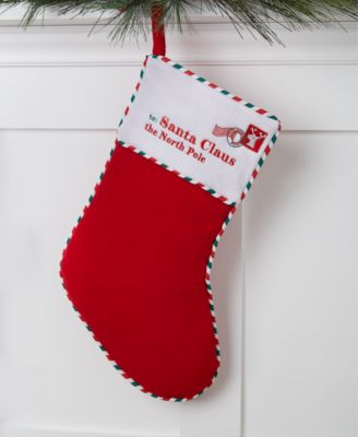Holiday Lane - Post Card Stocking