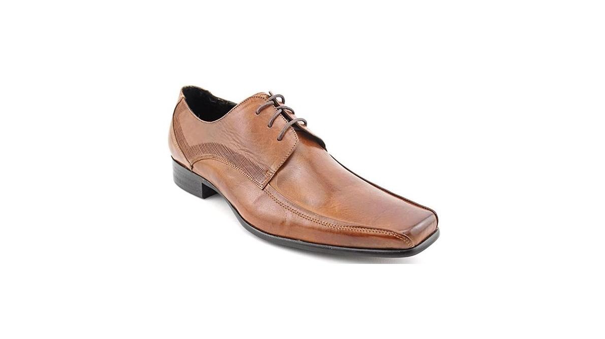 Kenneth Cole New York Men's Magic Place Lace Up Dress Shoes In Cognac