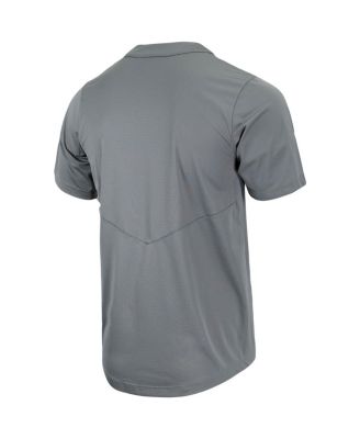 Men's Charcoal Vanderbilt Commodores Replica Full-Button Baseball Jersey