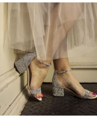 Mari Block Heel Dress Sandals 