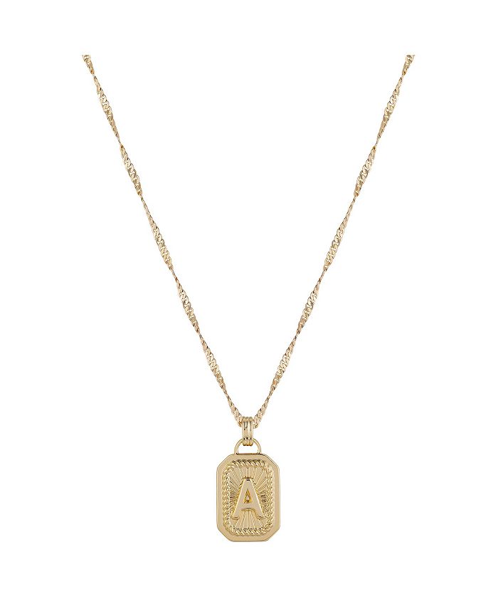 Unwritten initial hot sale necklace