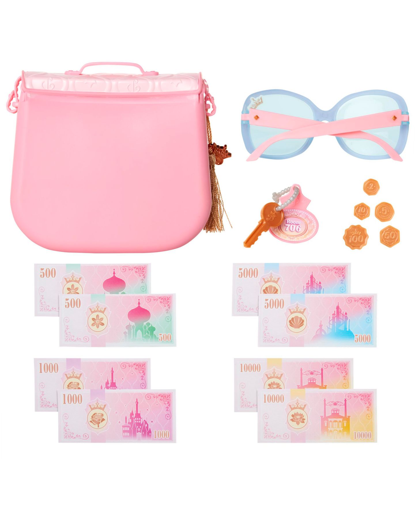 Детские игрушки Disney Princess Style Collection Cross-Body Travel 18-Piece Set, Ages 3+ — фото 4