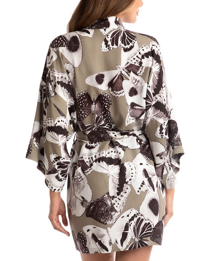Midnight Bakery Women's Rochelle Printed Wrap Robe Macy's