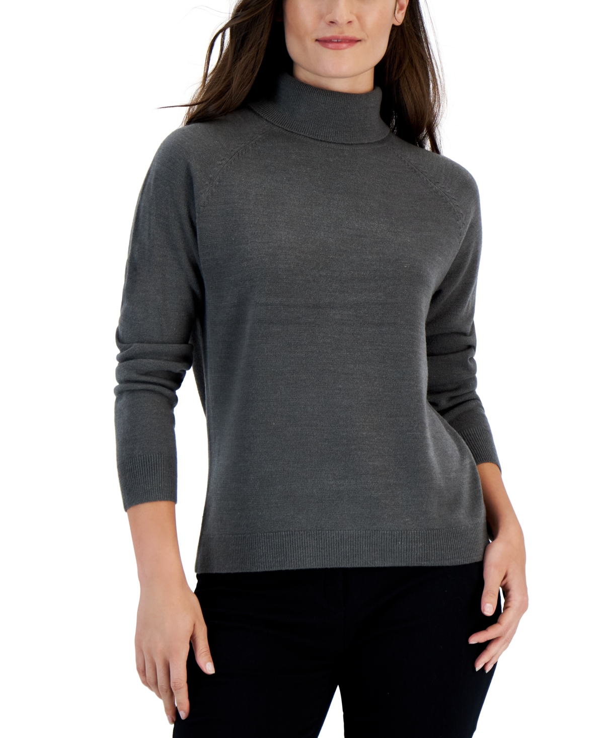 Karen Scott Women's Basic Chenille Sweater, Created for Macy's - Macy's