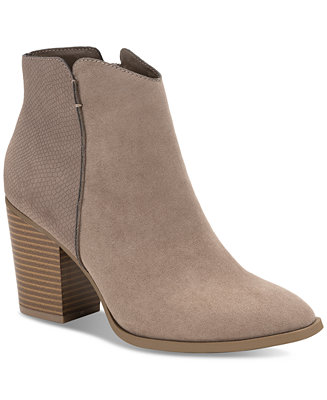Sun + Stone Graceyy Booties, Created for Macy's & Reviews - Booties - Shoes - Macy's