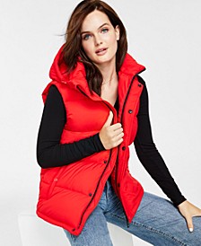 Women's Stretch Hooded Vest, Created for Macy's