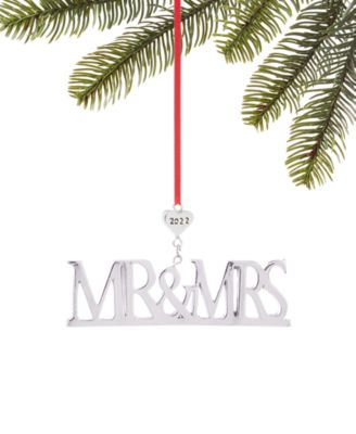 Holiday Lane - Our First "Mr & Mrs" 2021 Ornament