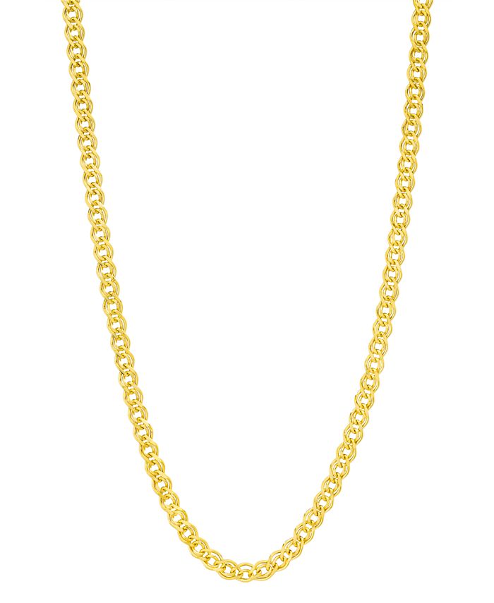 22 Nonna Link Chain Necklace (3-3/4mm) in 14K Gold - Yellow Gold
