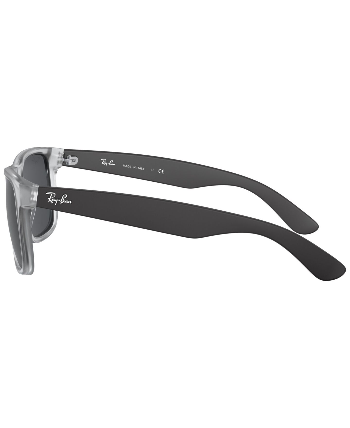 Солнцезащитные очки Ray-Ban Unisex Sunglasses, RB4165 Justin Color Mix, цвет: Прозрачный — фото 5
