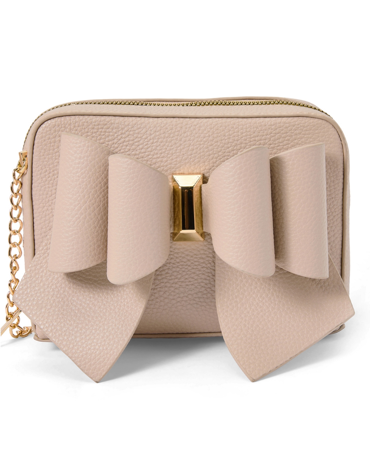 Like Dreams Women's Senna Boxy Mini Bowtie Crossbody Bag In Beige