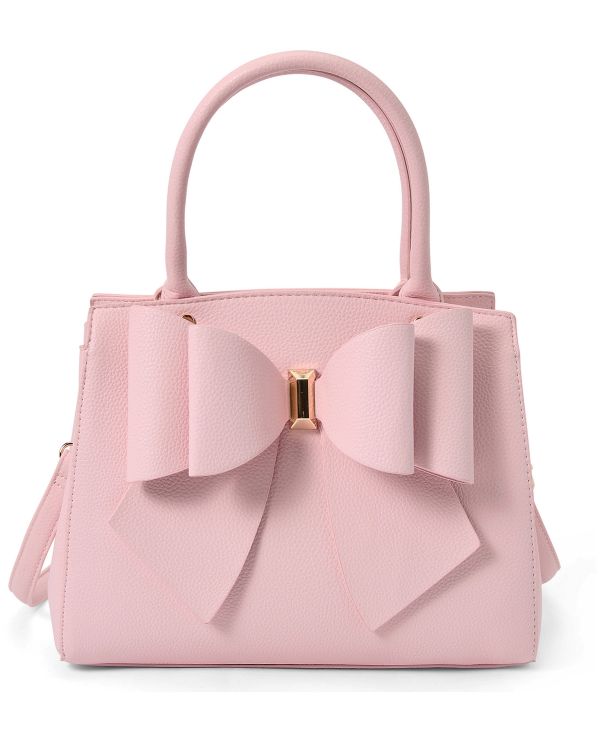 Like Dreams Women's Classic Park Bowtie Satchel Bag In Candy Pink
