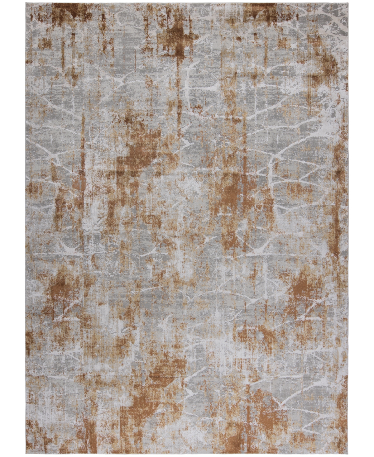 Km Home Alloy All342 10' x 13' Area Rug - Copper