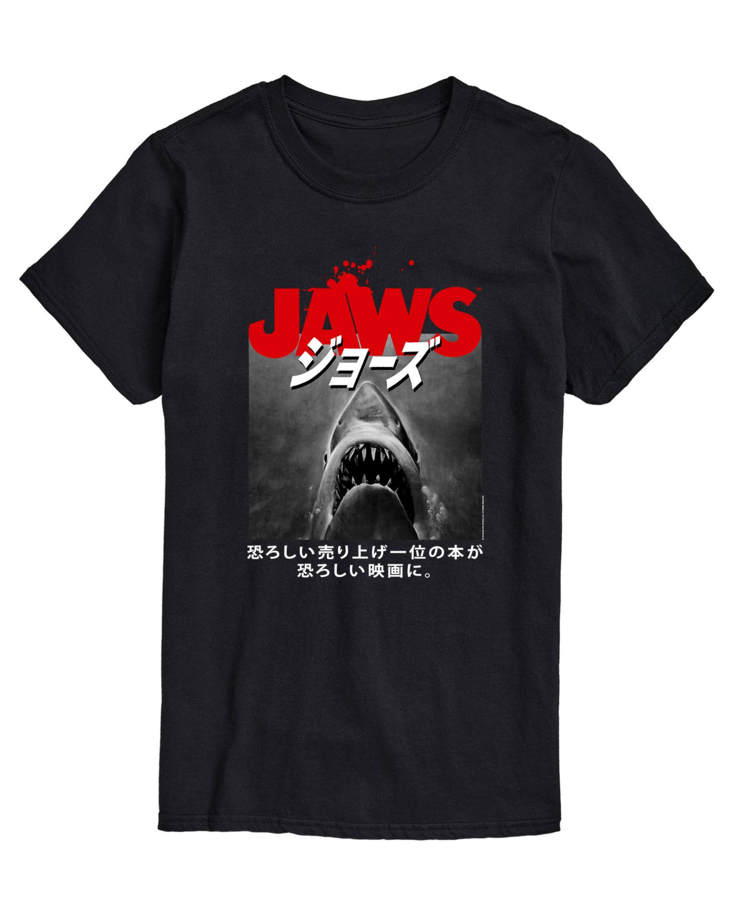 Мужская футболка AIRWAVES Jaws Kanji, цвет: Чёрный — фото 1