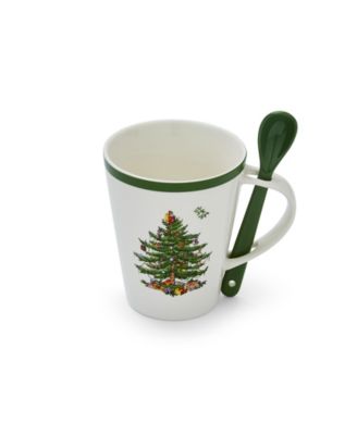 Christmas Tree Mug & Spoon Set