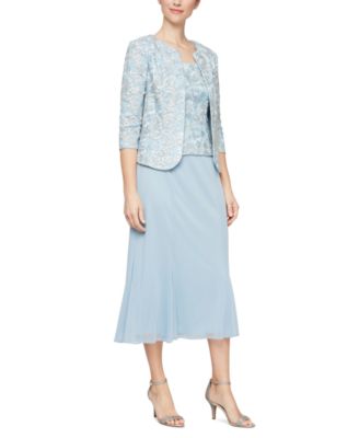 Alex Evenings Petite Embellished Jacket Midi Dress Macy's