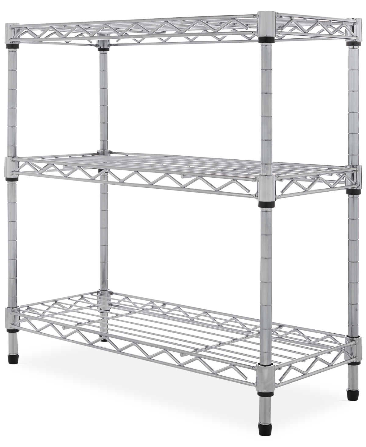 Shop Seville Classics 3-tier Steel Wire Shelving In Chrome