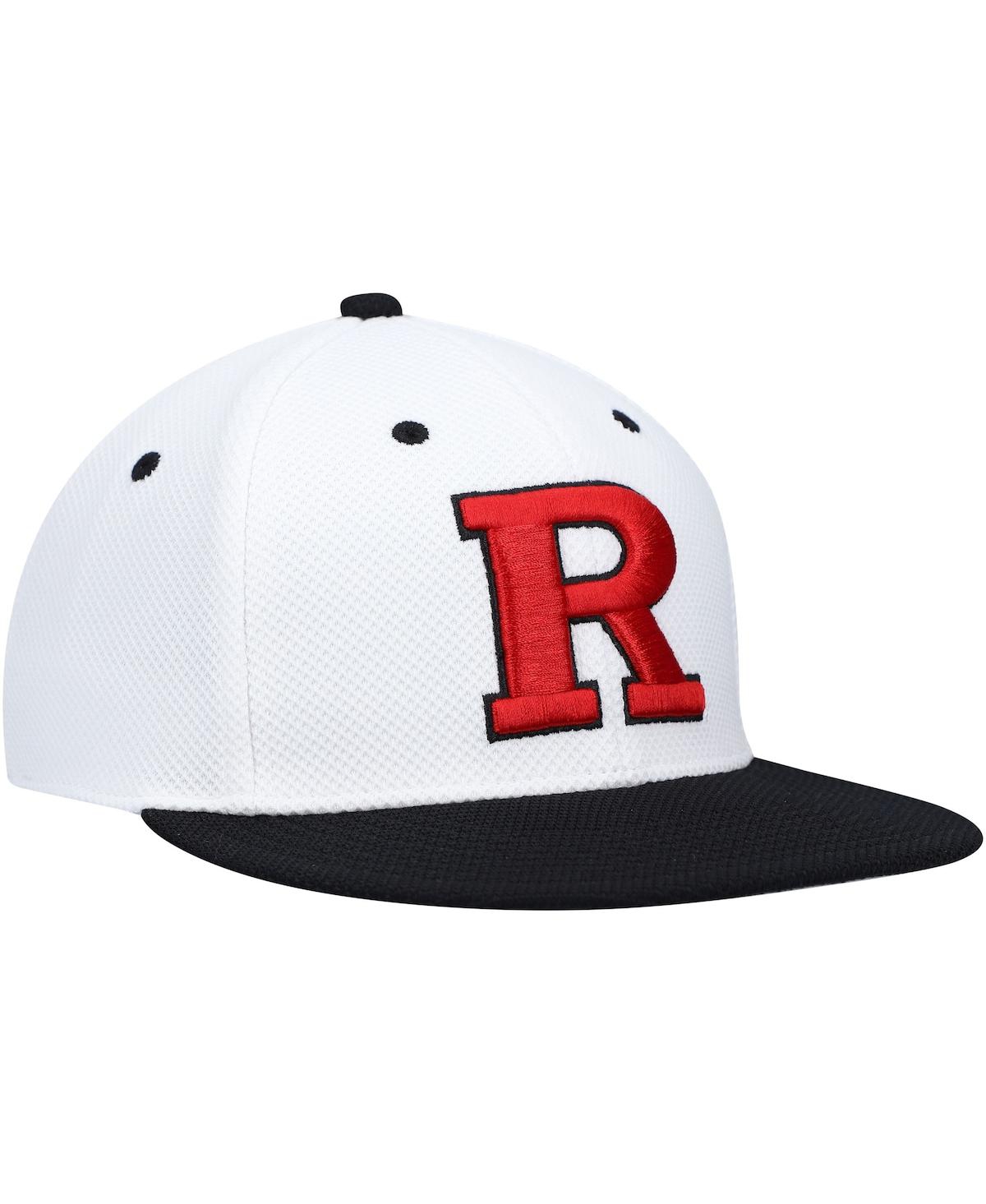 Shop Adidas Originals Men's Adidas White Rutgers Scarlet Knights On-field Baseball Fitted Hat