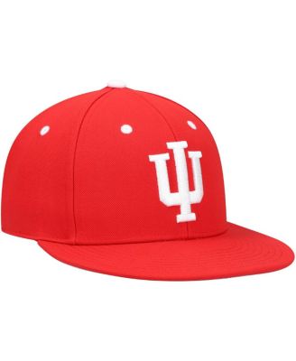 Men's Indiana Hoosiers Crimson On-Field Baseball Fitted Hat