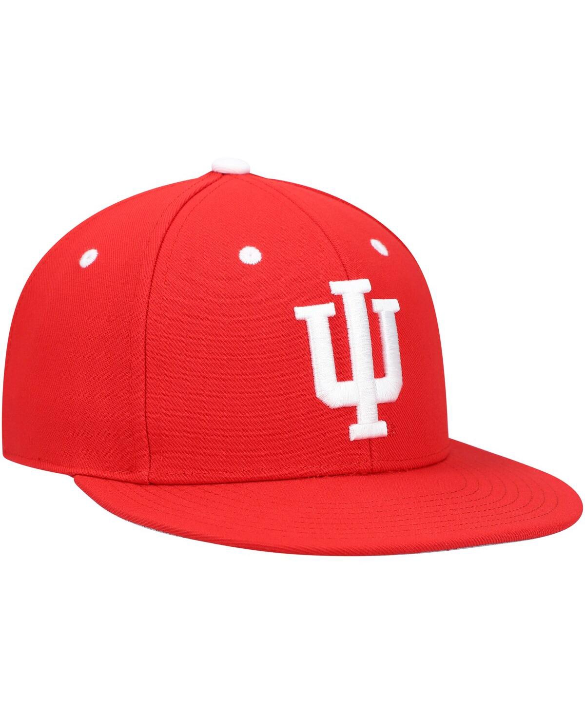 Men's adidas Indiana HoosiersOn-Field Baseball Fitted Hat - Crimson