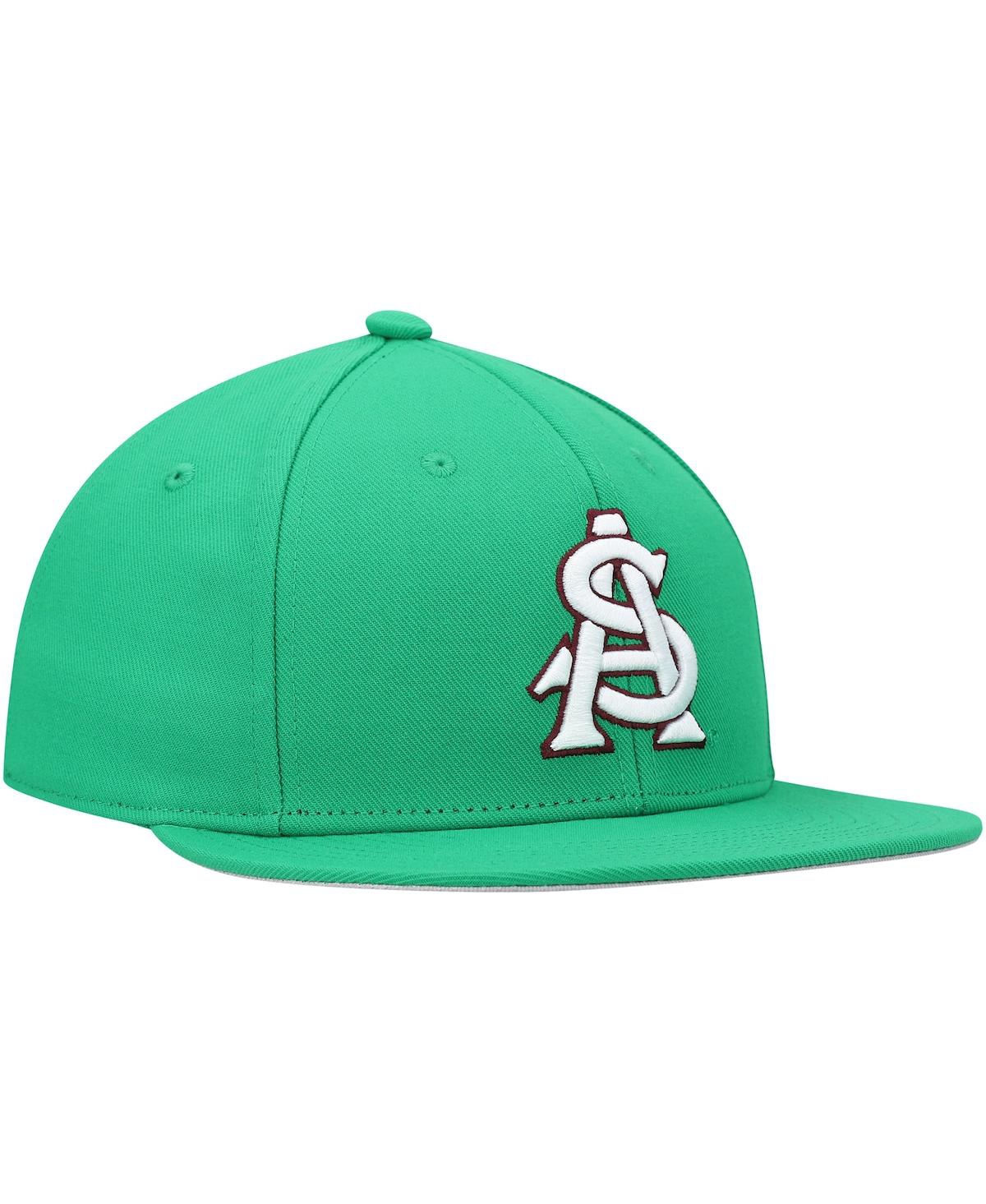 Shop Adidas Originals Men's Adidas Green Arizona State Sun Devils On-field Baseball Fitted Hat