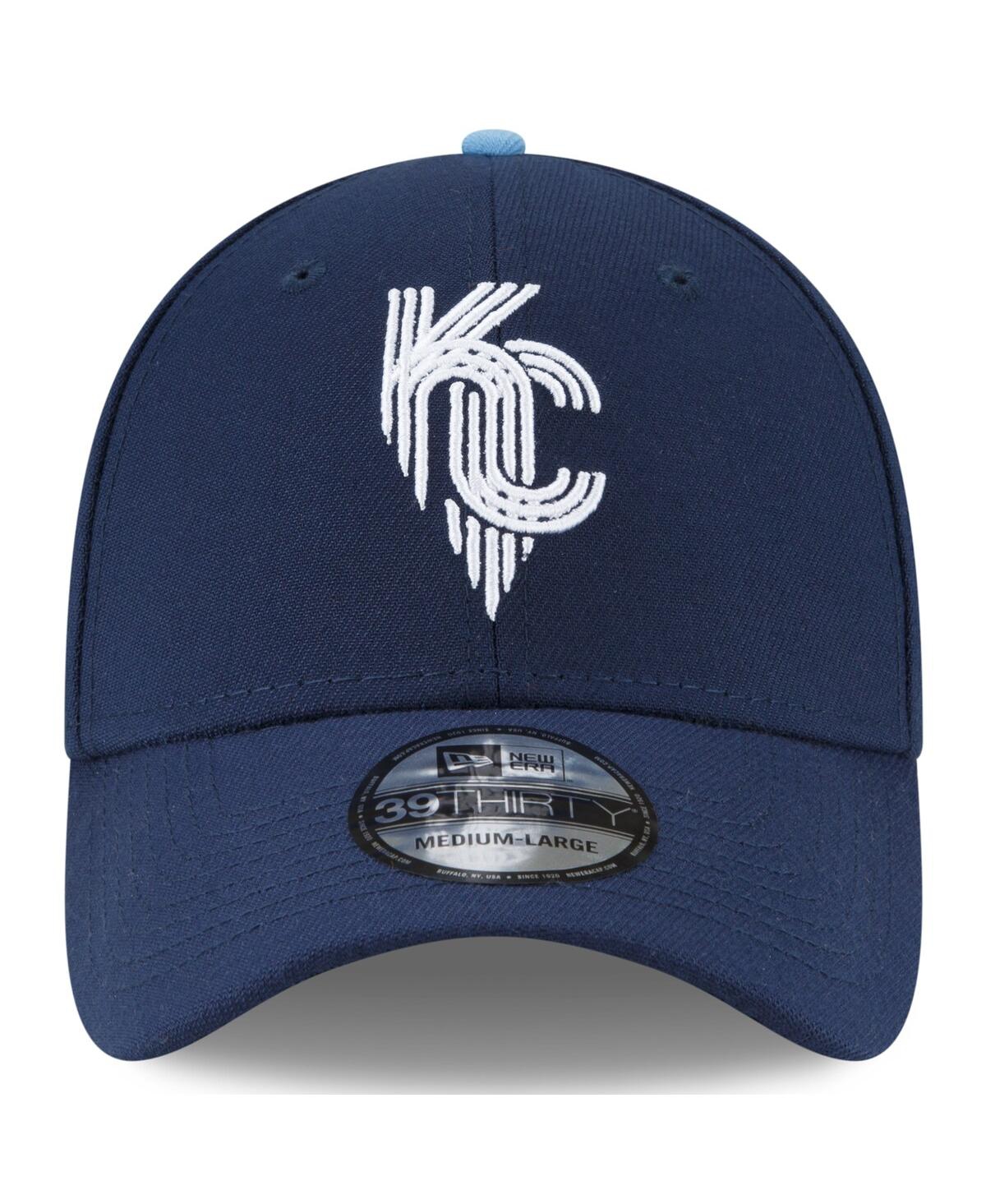 NEW ERA MEN'S NEW ERA NAVY KANSAS CITY ROYALS CITY CONNECT 39THIRTY FLEX HAT 