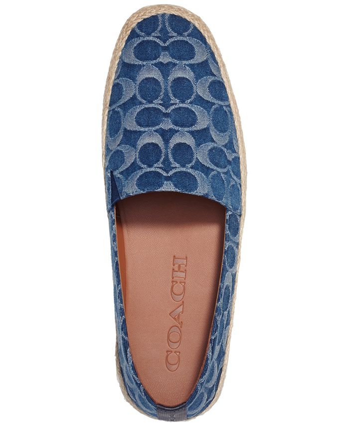 Coach on sale denim espadrilles