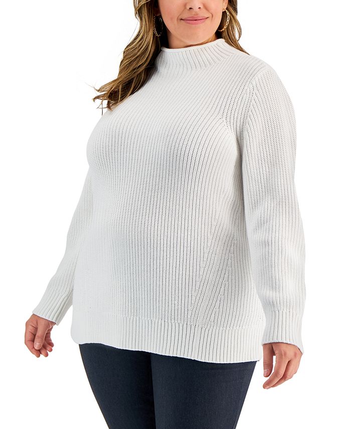 Macy's karen scott on sale plus size sweaters