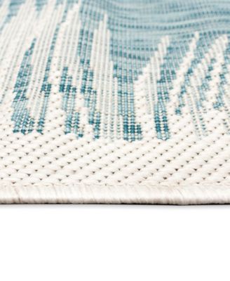 Carmel Fronds 4'10" x 7'6" Outdoor Area Rug