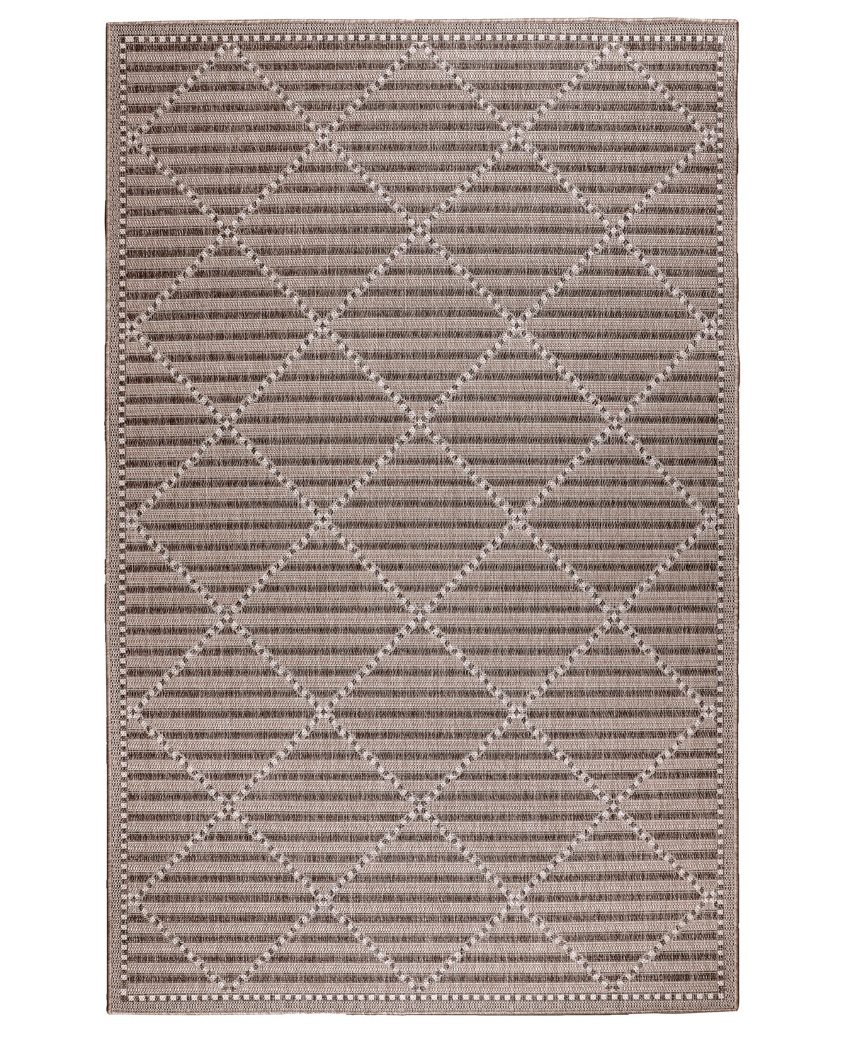 Liora Manne' Malibu Checker Diamond Outdoor Area Rug