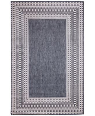 Malibu Etched Border Area Rug