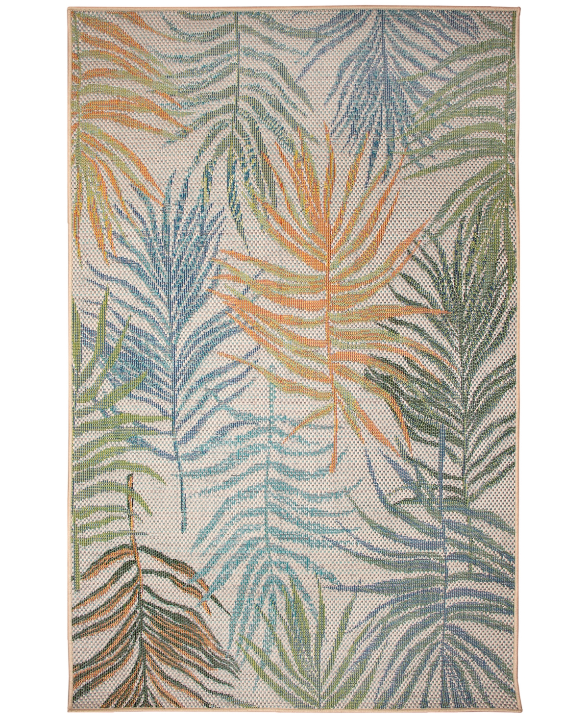 Liora Manne' Patio La Palma Outdoor Area Rug - Blue