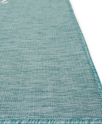 Carmel School Of Fish 7'10" x 9'10" Outdoor Area Rug