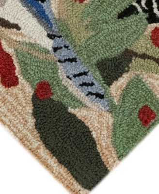 Frontporch Bird Border 2' x 3' Outdoor Area Rug