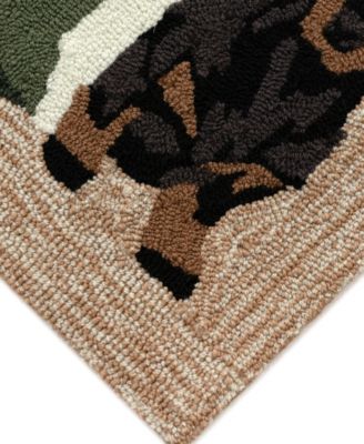 Frontporch Dachsund Greetings 2'6" x 4' Outdoor Area Rug