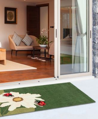 Frontporch Ladybugs 2' x 5' Runner Outdoor Area Rug