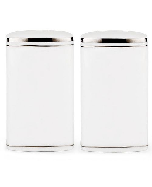 kate spade new york Dinnerware, Library Lane Platinum Salt ...